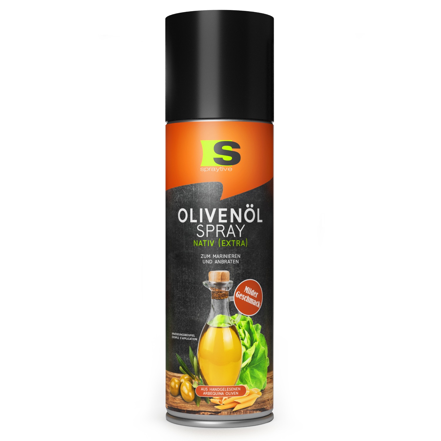 400ml Olivenöl Spray Nativ (Extra) - Zum Marinieren und Anbraten